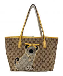 GUCCI（グッチ）の古着「グッチョリ オリバー GGキャンバストート　212374」｜ブラウン