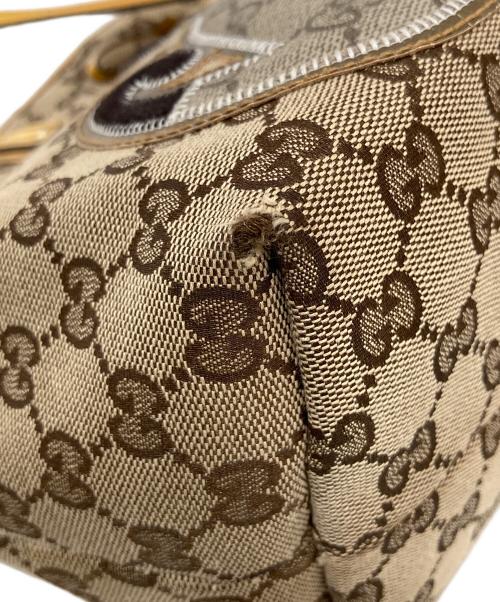 GUCCI（グッチ）GUCCI (グッチ) グッチョリ オリバー GGキャンバストート　212374 ブラウンの古着・服飾アイテム