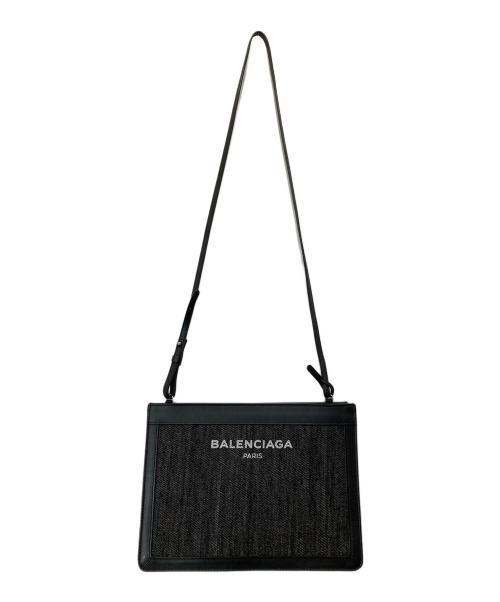 BALENCIAGA（バレンシアガ）BALENCIAGA (バレンシアガ) ネイビーポシェット　339937 ブラックの古着・服飾アイテム