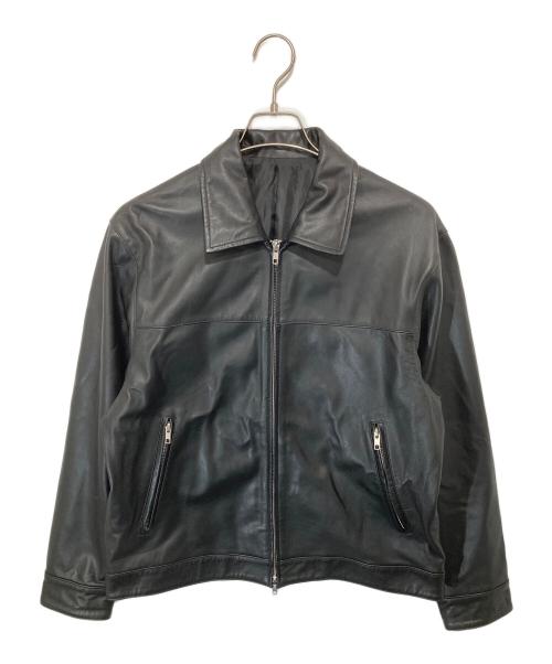 JOURNAL STANDARD（ジャーナルスタンダード）JOURNAL STANDARD (ジャーナルスタンダード) シープレザー ステンカラー ブルゾン ブラック サイズ:Mの古着・服飾アイテム
