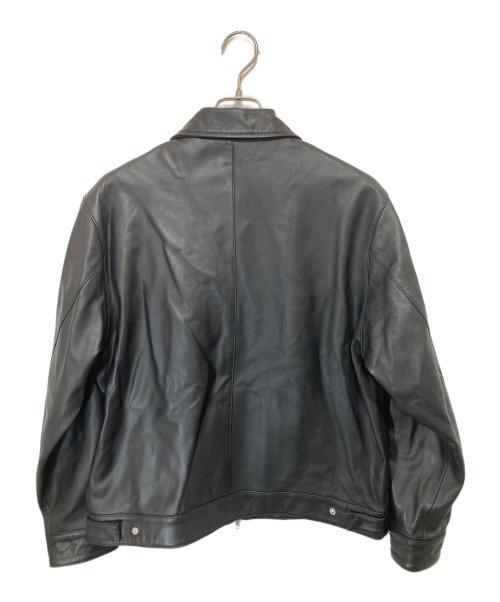 JOURNAL STANDARD（ジャーナルスタンダード）JOURNAL STANDARD (ジャーナルスタンダード) シープレザー ステンカラー ブルゾン ブラック サイズ:Mの古着・服飾アイテム