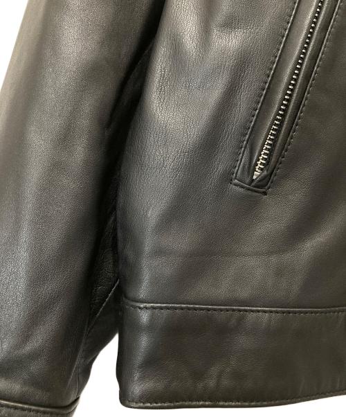 JOURNAL STANDARD（ジャーナルスタンダード）JOURNAL STANDARD (ジャーナルスタンダード) シープレザー ステンカラー ブルゾン ブラック サイズ:Mの古着・服飾アイテム