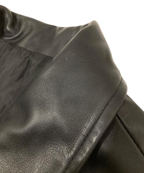 JOURNAL STANDARD（ジャーナルスタンダード）JOURNAL STANDARD (ジャーナルスタンダード) シープレザー ステンカラー ブルゾン ブラック サイズ:Mの古着・服飾アイテム