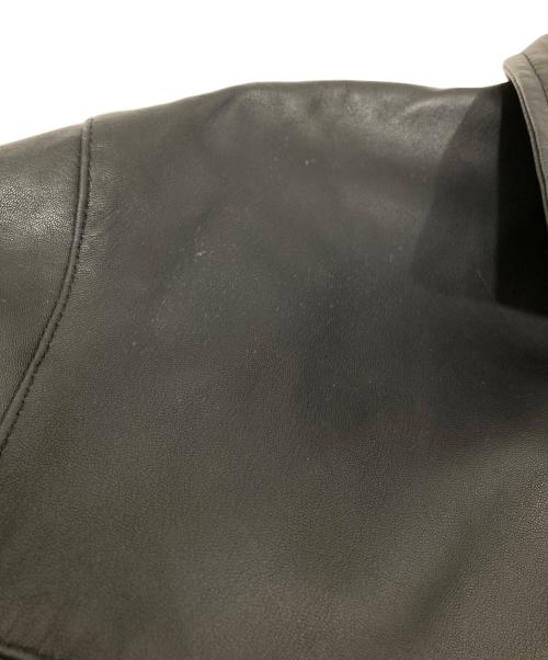 JOURNAL STANDARD（ジャーナルスタンダード）JOURNAL STANDARD (ジャーナルスタンダード) シープレザー ステンカラー ブルゾン ブラック サイズ:Mの古着・服飾アイテム