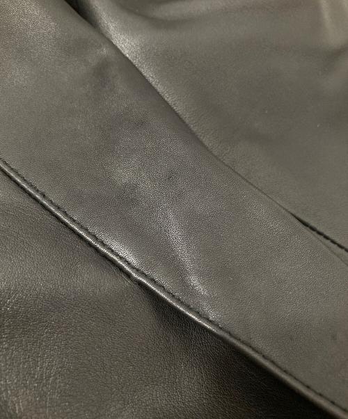 JOURNAL STANDARD（ジャーナルスタンダード）JOURNAL STANDARD (ジャーナルスタンダード) シープレザー ステンカラー ブルゾン ブラック サイズ:Mの古着・服飾アイテム