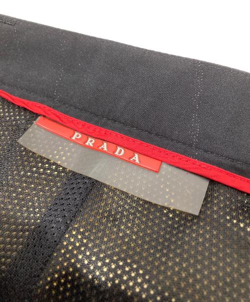 PRADA SPORTS（プラダスポーツ）PRADA SPORTS (プラダスポーツ) 裾ラバープレートパンツ ブラック サイズ:44の古着・服飾アイテム
