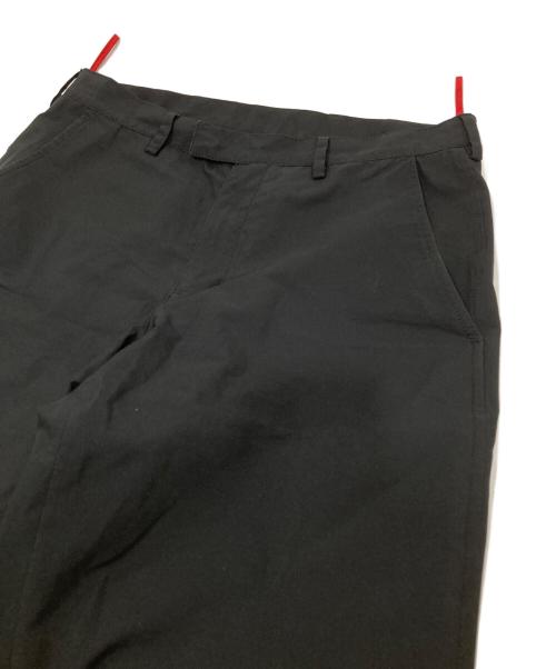 PRADA SPORTS（プラダスポーツ）PRADA SPORTS (プラダスポーツ) 裾ラバープレートパンツ ブラック サイズ:44の古着・服飾アイテム