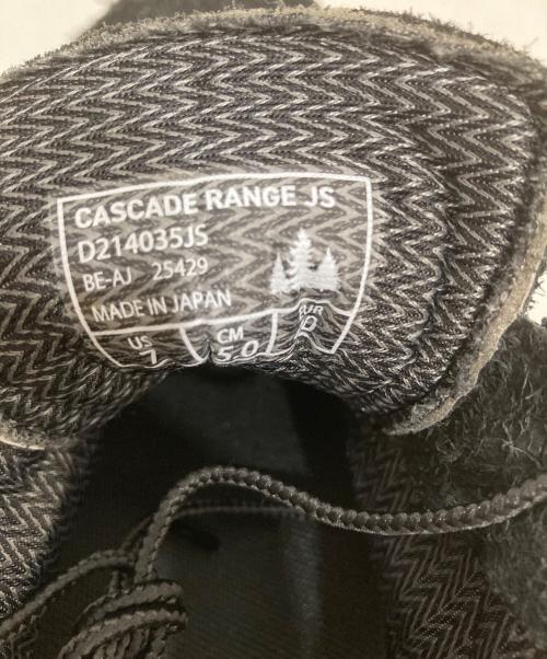 Danner（ダナー）Danner (ダナー) JOURNAL STANDARD (ジャーナルスタンダード) D-214035JS ダナー 別注 カスケード レンジ ブラック サイズ:25の古着・服飾アイテム