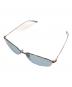 BALENCIAGA (バレンシアガ) キャットアイ サングラス BB0412S 幾何学模様 レクタンギュラー・ジオメトリック シルバー サイズ:62□15-145：25000円