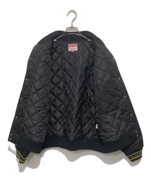 SUPREME（シュプリーム）SUPREME (シュプリーム) MITCHELL & NESS (ミッチェルアンドネス) Camo Logo Varsity Jacket　カモロゴバーシティジャケット　25SS ブラック サイズ:Mの古着・服飾アイテム