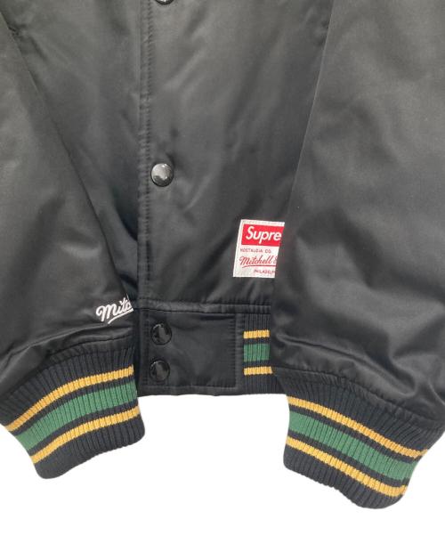 SUPREME（シュプリーム）SUPREME (シュプリーム) MITCHELL & NESS (ミッチェルアンドネス) Camo Logo Varsity Jacket　カモロゴバーシティジャケット　25SS ブラック サイズ:Mの古着・服飾アイテム