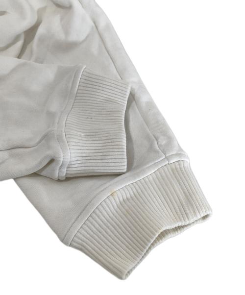 JIMMY CHOO（ジミーチュウ）JIMMY CHOO (ジミーチュウ) カレッジロゴ パーカー ホワイト サイズ:Lの古着・服飾アイテム