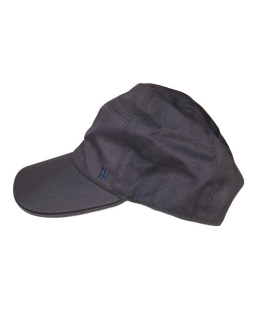 HERMES（エルメス）HERMES (エルメス) H刺繍 キャスケット ジャンプ CASQUETTE JUMP 2 エルメスジャポン グレー サイズ:59の古着・服飾アイテム
