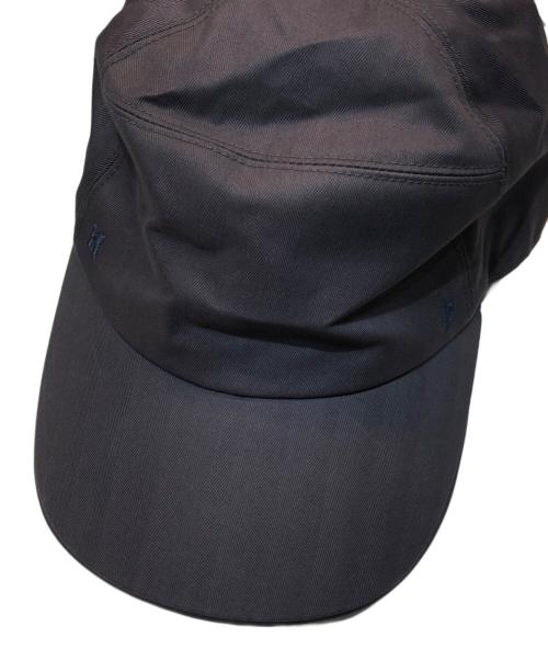 HERMES（エルメス）HERMES (エルメス) H刺繍 キャスケット ジャンプ CASQUETTE JUMP 2 エルメスジャポン グレー サイズ:59の古着・服飾アイテム
