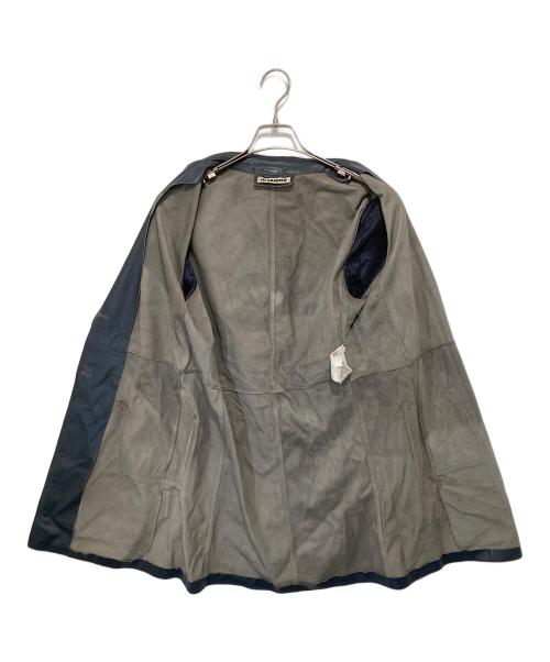 JIL SANDER（ジルサンダー）JIL SANDER (ジルサンダー) シープレザーショートコート ネイビー サイズ:４０の古着・服飾アイテム