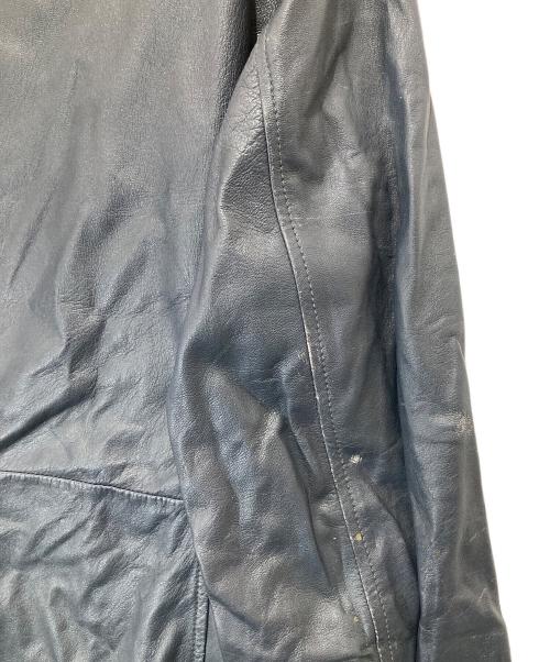JIL SANDER（ジルサンダー）JIL SANDER (ジルサンダー) シープレザーショートコート ネイビー サイズ:４０の古着・服飾アイテム