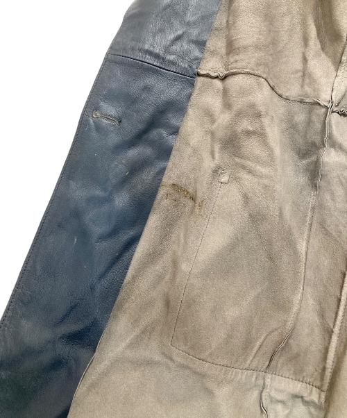 JIL SANDER（ジルサンダー）JIL SANDER (ジルサンダー) シープレザーショートコート ネイビー サイズ:４０の古着・服飾アイテム