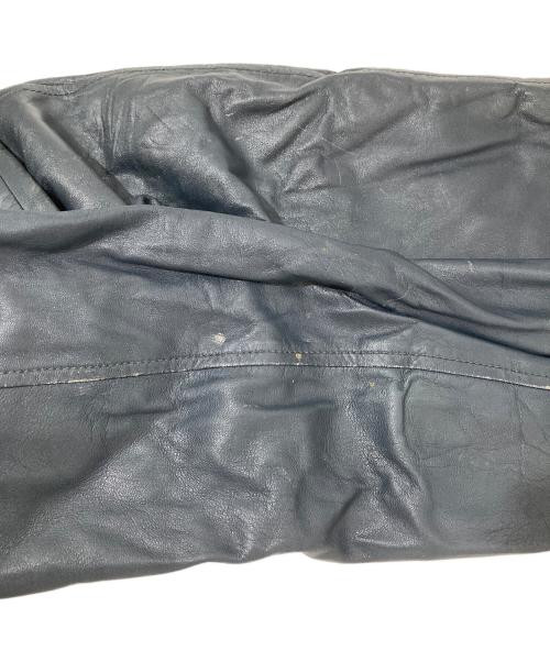 JIL SANDER（ジルサンダー）JIL SANDER (ジルサンダー) シープレザーショートコート ネイビー サイズ:４０の古着・服飾アイテム