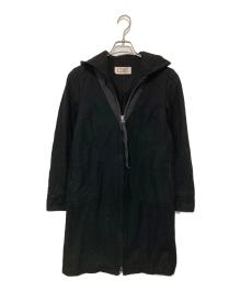MM6 Maison Margiela（エムエムシックスメゾンマルジェラ）の古着「Wジップパーカー」｜ブラック