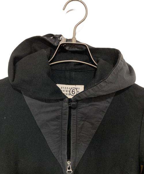MM6 Maison Margiela（エムエムシックスメゾンマルジェラ）MM6 Maison Margiela (エムエムシックスメゾンマルジェラ) Wジップパーカー ブラック サイズ:４０の古着・服飾アイテム