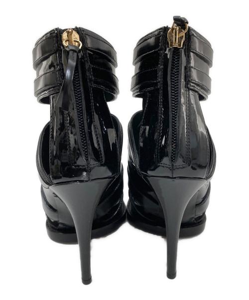 GIVENCHY（ジバンシィ）GIVENCHY (ジバンシィ) Patent leather sandals パテント レザー サンダル ブラック サイズ:35 1/2の古着・服飾アイテム