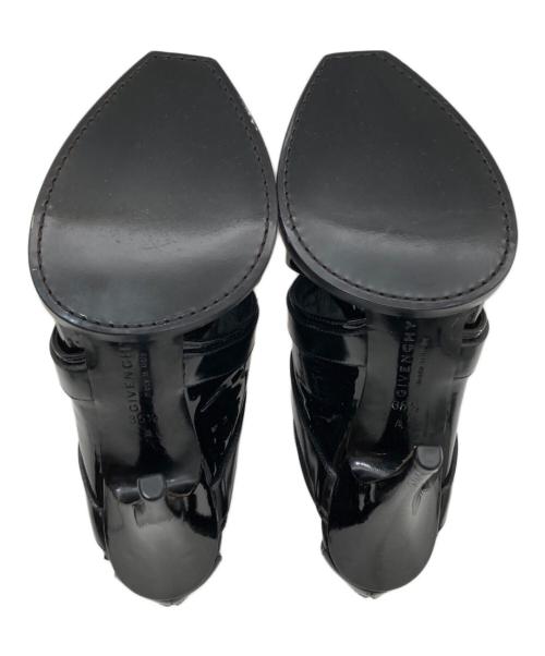GIVENCHY（ジバンシィ）GIVENCHY (ジバンシィ) Patent leather sandals パテント レザー サンダル ブラック サイズ:35 1/2の古着・服飾アイテム