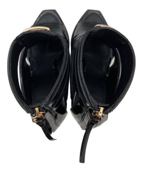 GIVENCHY（ジバンシィ）GIVENCHY (ジバンシィ) Patent leather sandals パテント レザー サンダル ブラック サイズ:35 1/2の古着・服飾アイテム