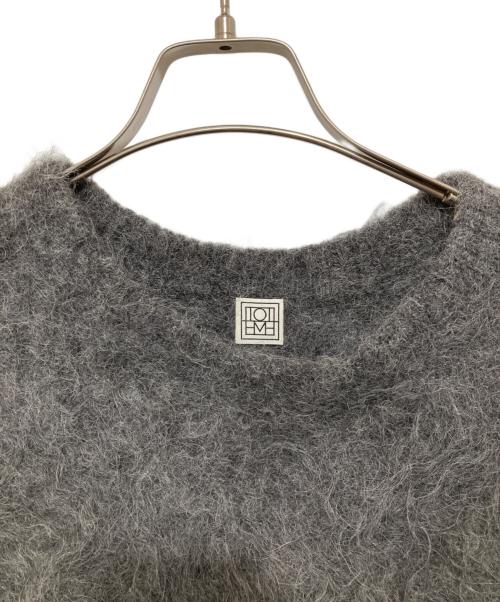 TOTEM（トーテム）TOTEM (トーテム) BOXY ALPACA KNIT　ボクシーアルパカニット　244-WRT873-YA0106 グレー サイズ:XS/Sの古着・服飾アイテム