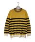MARNI（マルニ）の古着「ボーダークルーネックニット　GCMG0086Q0 S16851」｜イエロー