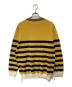 MARNI (マルニ) ボーダークルーネックニット　GCMG0086Q0 S16851 イエロー サイズ:54：23000円