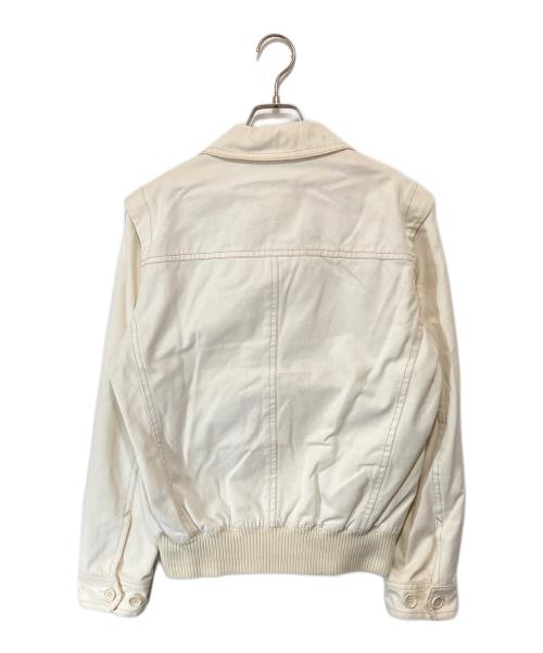 LOUIS VUITTON（ルイ ヴィトン）LOUIS VUITTON (ルイ ヴィトン) コットンジップジャケット ホワイト サイズ:48の古着・服飾アイテム