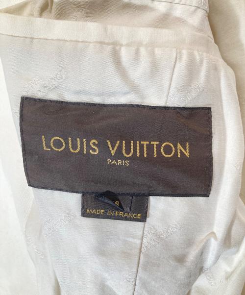 LOUIS VUITTON（ルイ ヴィトン）LOUIS VUITTON (ルイ ヴィトン) コットンジップジャケット ホワイト サイズ:48の古着・服飾アイテム