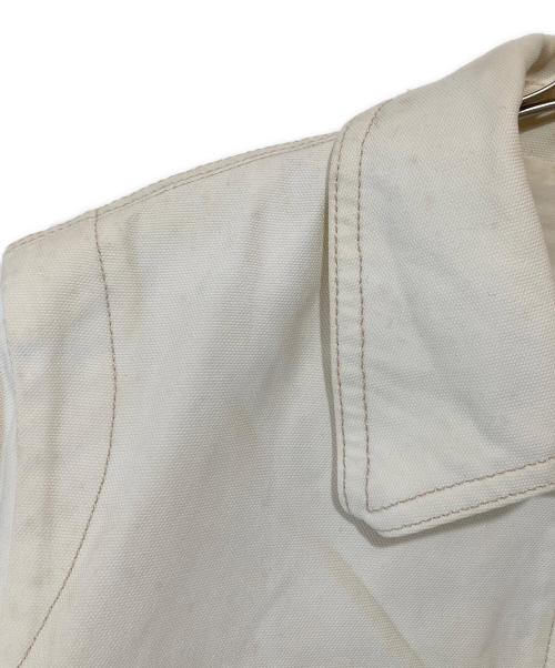 LOUIS VUITTON（ルイ ヴィトン）LOUIS VUITTON (ルイ ヴィトン) コットンジップジャケット ホワイト サイズ:48の古着・服飾アイテム