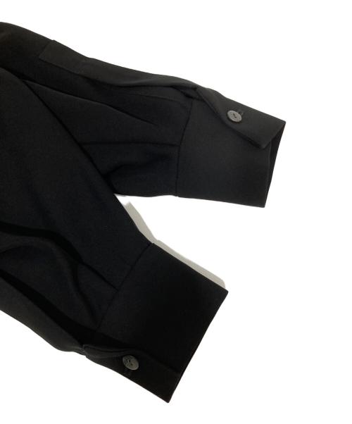ENFOLD（エンフォルド）ENFOLD (エンフォルド) PE TWILL CIRCLE SHIRT　ピーイーツイルサークルシャツ　300HA230-1480 ブラック サイズ:38の古着・服飾アイテム