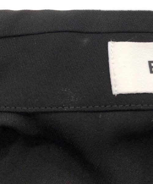 ENFOLD（エンフォルド）ENFOLD (エンフォルド) PE TWILL CIRCLE SHIRT　ピーイーツイルサークルシャツ　300HA230-1480 ブラック サイズ:38の古着・服飾アイテム