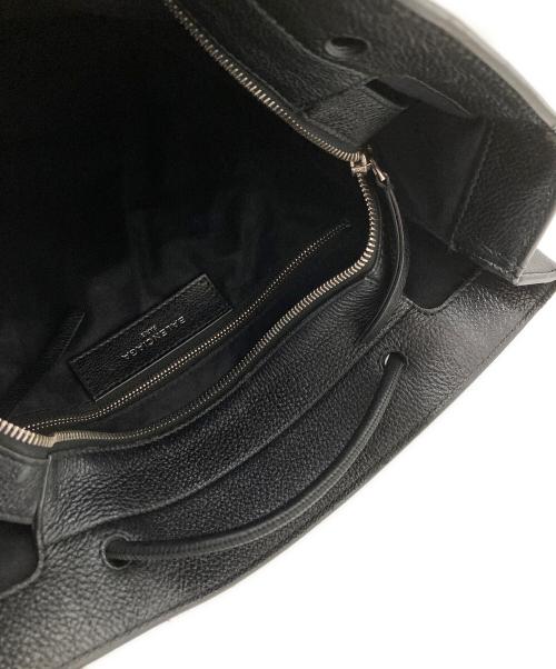BALENCIAGA（バレンシアガ）BALENCIAGA (バレンシアガ) North South Leather Shopping Tote Bag Medium　ノース サウス レザー ショッピング トート バッグ ミディアム　482545 ブラックの古着・服飾アイテム