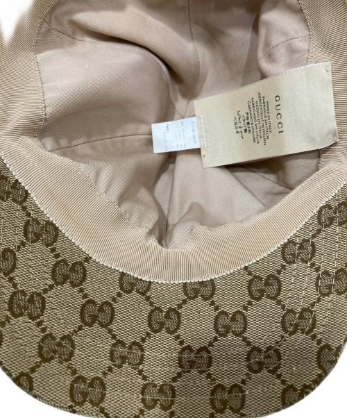 GUCCI（グッチ）GUCCI (グッチ) THE NORTH FACE (ザ ノース フェイス) キャップ 672155 4HAJR ベージュの古着・服飾アイテム