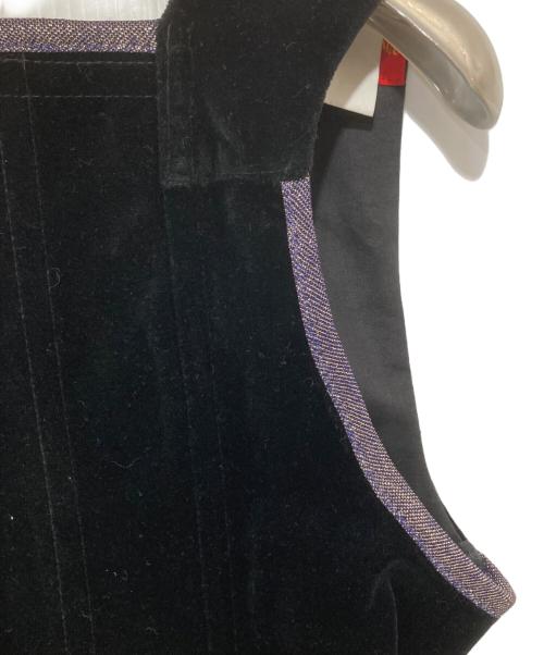 Vivienne Westwood RED LABEL（ヴィヴィアンウエストウッドレッドレーベル）Vivienne Westwood RED LABEL (ヴィヴィアンウエストウッドレッドレーベル) ベルベットコルセット 98AW イタリア製 アーカイブ ブラック サイズ:42の古着・服飾アイテム