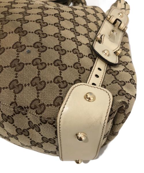 GUCCI（グッチ）GUCCI (グッチ) ハンドバッグ　162900 ベージュの古着・服飾アイテム