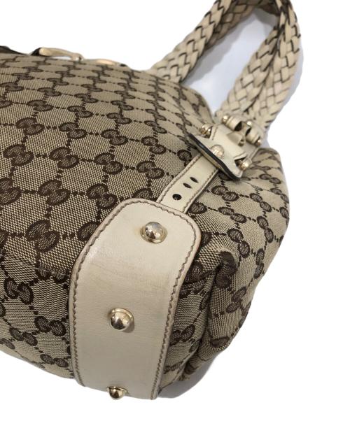 GUCCI（グッチ）GUCCI (グッチ) ハンドバッグ　162900 ベージュの古着・服飾アイテム