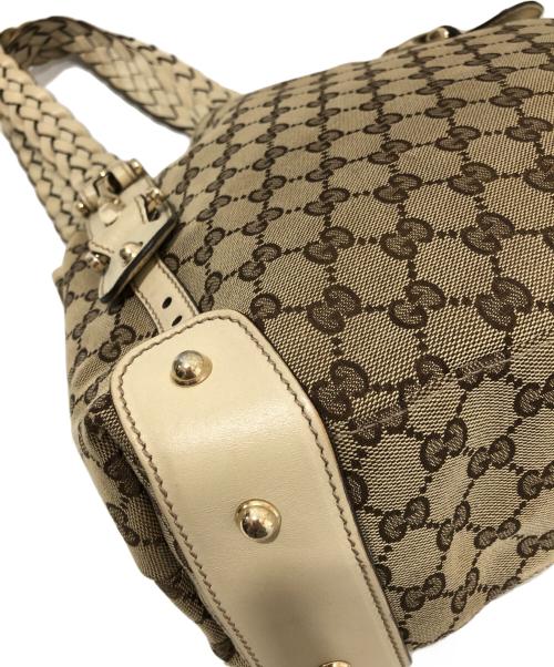 GUCCI（グッチ）GUCCI (グッチ) ハンドバッグ　162900 ベージュの古着・服飾アイテム