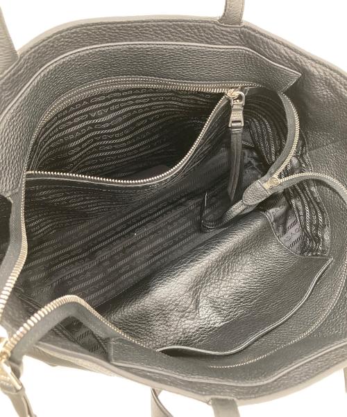 PRADA（プラダ）PRADA (プラダ) VITELLO PHENIX　ヴィッテロ・フェニックス　トートバッグ　1BG203 ブラック サイズ:TUの古着・服飾アイテム