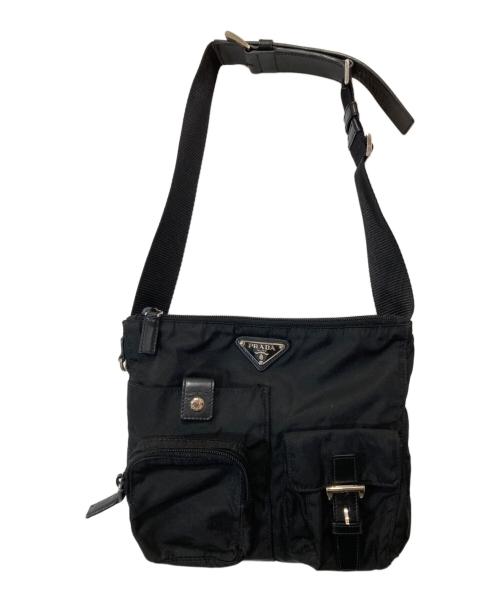 PRADA（プラダ）PRADA (プラダ) ショルダーバッグ　BM0011 ブラックの古着・服飾アイテム