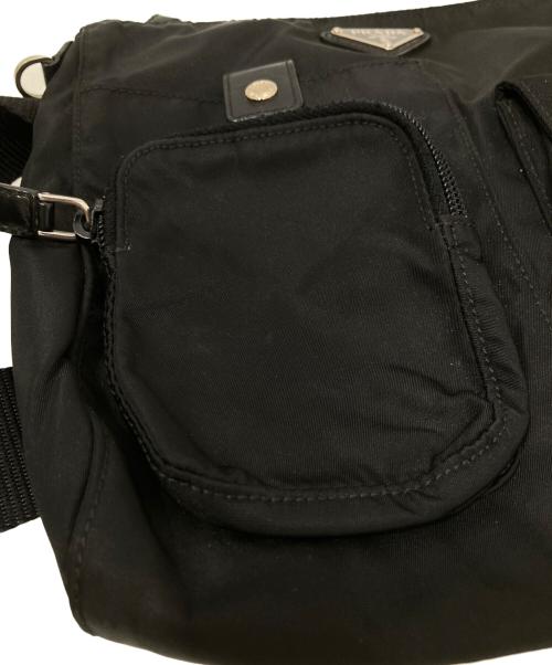 PRADA（プラダ）PRADA (プラダ) ショルダーバッグ　BM0011 ブラックの古着・服飾アイテム