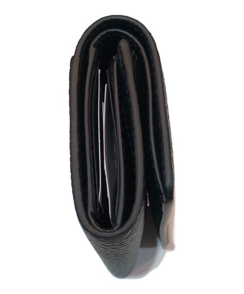 Maison Margiela（メゾンマルジェラ）Maison Margiela (メゾンマルジェラ) 4ステッチ 三つ折り ウォレット グレインレザースリーフォールドウォレット SA3UI0010 ブラックの古着・服飾アイテム