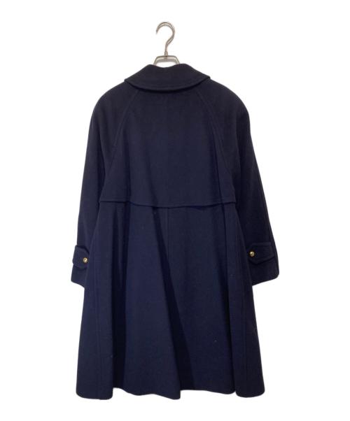 Burberry's（バーバリーズ）Burberry's (バーバリーズ) ウールカシミヤ金釦コート ネイビー サイズ:実寸参照の古着・服飾アイテム