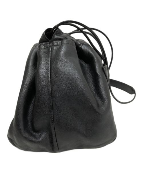 JIL SANDER（ジルサンダー）JIL SANDER (ジルサンダー) レザーバッグ ブラックの古着・服飾アイテム