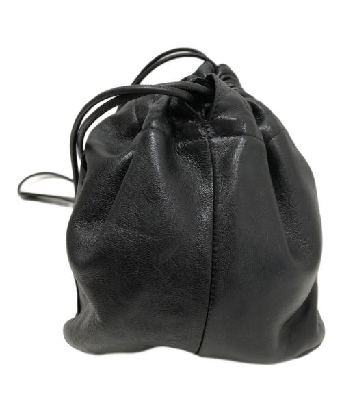 JIL SANDER（ジルサンダー）JIL SANDER (ジルサンダー) レザーバッグ ブラックの古着・服飾アイテム