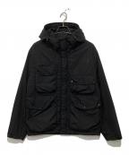 C.P COMPANYシーピーカンパニー）の古着「Chrome-R Hooded Goggle Jacket 19CMOW010A-005904G ジップアップ ゴーグル ミディアムジャケット クロームアール」｜ブラック
