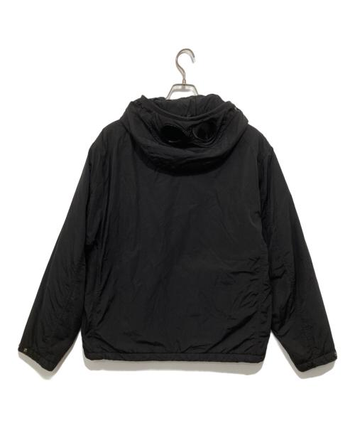 C.P COMPANY（シーピーカンパニー）C.P COMPANY (シーピーカンパニー) Chrome-R Hooded Goggle Jacket 19CMOW010A-005904G ジップアップ ゴーグル ミディアムジャケット クロームアール ブラック サイズ:Mの古着・服飾アイテム